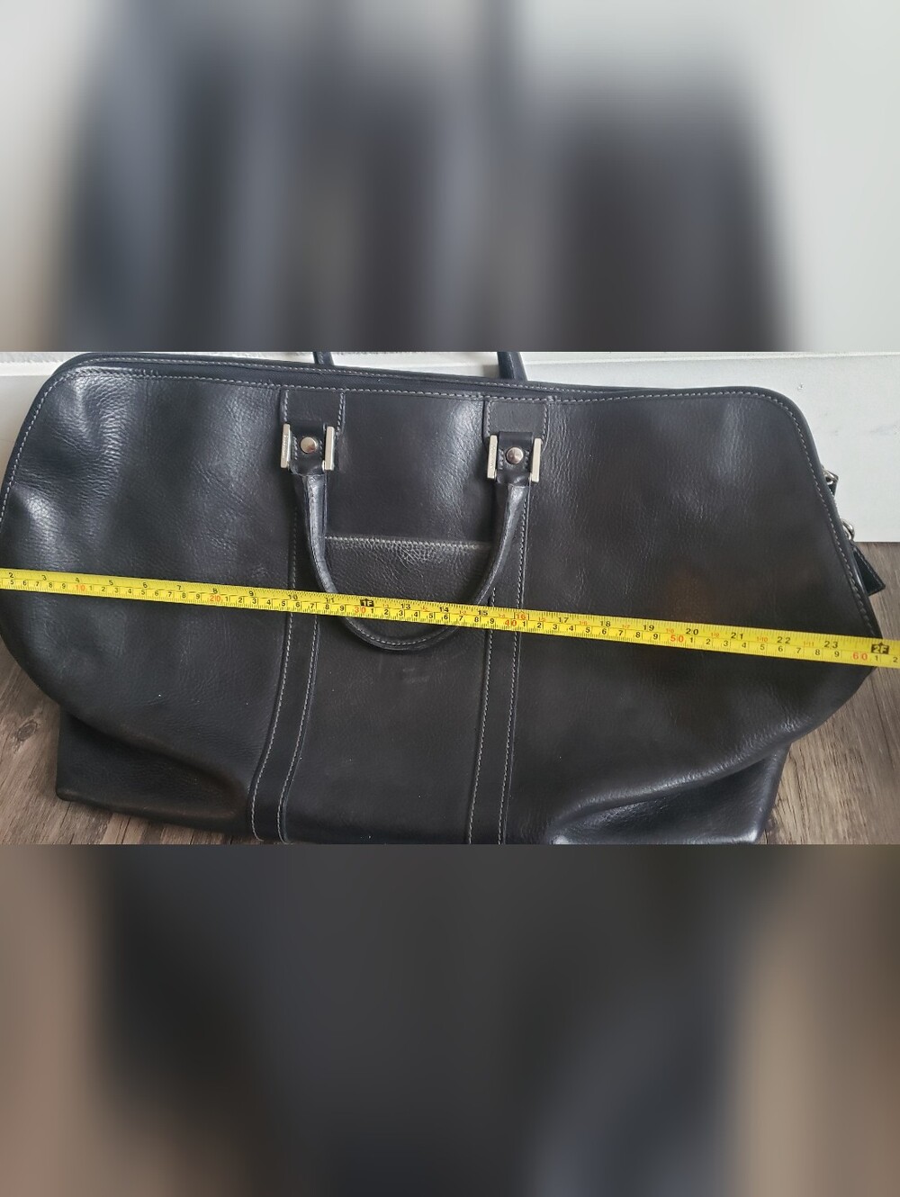 Cole Haan Leather Duffle Bag - Picture 8 of 11